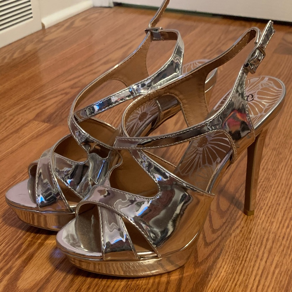 3/$10 Qupid Shiny Strappy Sandals Brand New